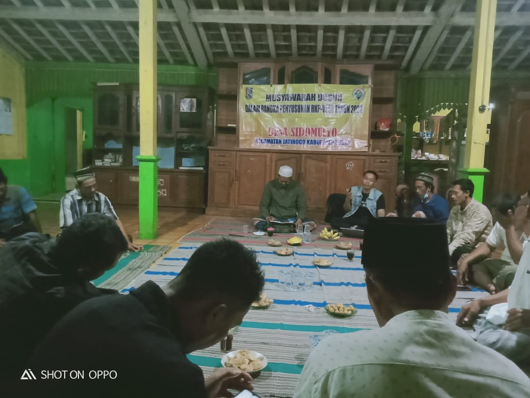 Musyawarah Dusun ( MUSDUS) Guna Menyerap Aspirasi Warga Muruni Sidomulyo